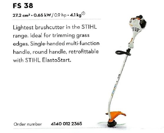 FS 38 Trimmer by Stihl