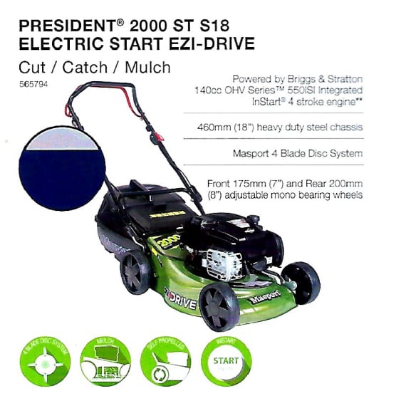 President 2000 ST S18 Masport